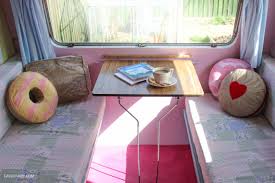 With more and more people embracing #vanlife, cute vintage caravan renovations are currently all the rage. My Little Vintage Caravan Making The Bed My Thrifty Life By Cassiefairy
