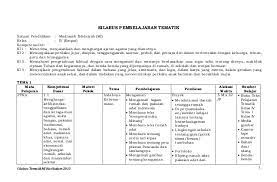 29 full pdfs related to this paper. Silabus Kelas 4 Tematik