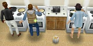 Click on either a stove, fridge, toaster, microwave and chopping board (once unlocked) and choose 'cook' option. Cooking The Sims Freeplay Wiki Fandom