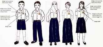 Misalnya murid sekolah dasar (sd) menggunakan seragam putih merah. Model Bentuk Ukuran Pakaian Seragam Sekolah Topi Dasi Dan Badge Bagi Peserta Didik Jenjang Pendidikan Dasar Dan Menengah Permendikbud Nomor 45 Tahun 2014 Salam Edukasi
