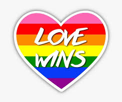 A pride flag refers to a flag that represents any segment of the lgbtq (lesbian, gay, bisexual the most recognizable is the rainbow flag. Love Wins Gay Pride Heart Flag Sticker Love Png Image Transparent Png Free Download On Seekpng