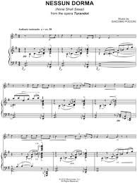 * not all our sheet music are transposable. Nessun Dorma Sheet Music To Download And Print