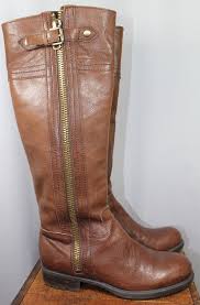 Meet your new favorite everyday ankle boot. Franco Sarto Panko Brown Leather Riding Boots Women 6 Womens Riding Boots Riding Boots Boots