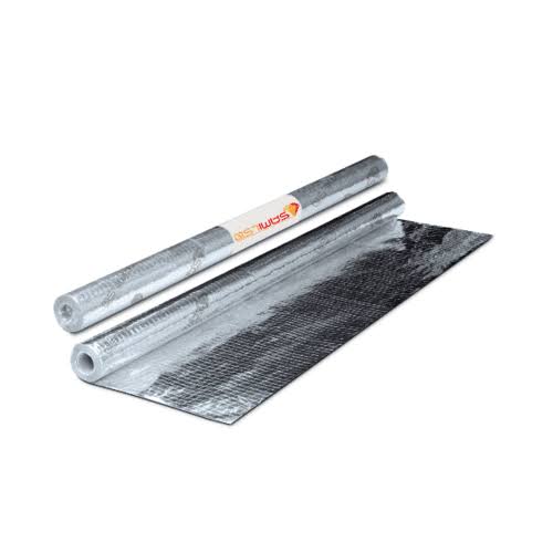แผ่นสะท้อนความร้อน 2 หน้า ฟอยล์ ขนาด 1.25 x 60 เมตร  Jusmin