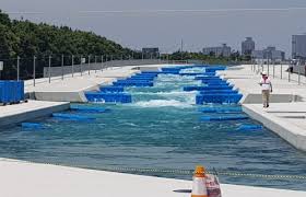 More news for tokyo olympics surfing venue » First Athlete Tests Water At Impressive Tokyo Slalom Venue Icf Planet Canoe