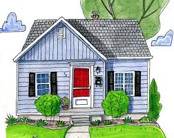 Sample Please Do Not Purchase Custom Watercolor House Etsy In 2020 Watercolor House Portrait House Portraits Watercolor House Painting