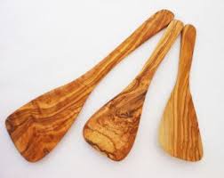 Olive Wood Spatula Large Olive Wood Spatula Utensil Wooden Spatula Wood Utensils Olive Wood Utensils