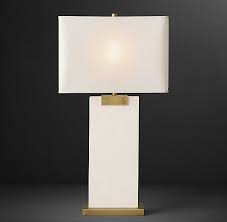 Rectangular Column Limestone Table Lamp Lamp Table Lamp Column Lights