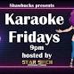 Karaoke Fridays @ Shawbucks! event image
