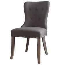 Brook Grey Upholstered Dining Chairs Pair Dining Chairs Grey Upholstered Dining Chairs Rattan Dining Chairs