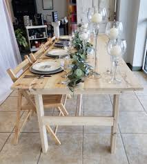 Handmade Natural Farm Tables Northern Michigan Made Heart Wedding Decor In 2020 Farm Table Garden Chairs Rustic Dining Table