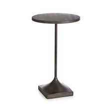Prost Small Metal Drink Table Reviews Crate And Barrel In 2020 Small Metal Table Drink Table Small Accent Tables