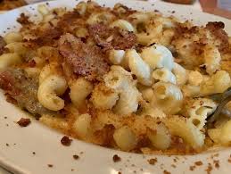 Creamy mac and cheese studded with crispy spam cubes. Meat Lover S Mac Cheese Cabin Fever Restaurant