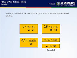 Colisão perfeitamente inelástica (a velocidade das partículas do sistema após a colisão são iguais. Ciencias Da Natureza E Suas Ppt Video Online Carregar