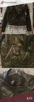 Brown Motorcycle Jacket Mossimo M Faux Leather Moto Jacket Jackets Leather Moto Jacket