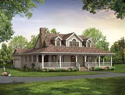 Love Wrap Around Porches Farm Style House House Plans Farmhouse Porch House Plans