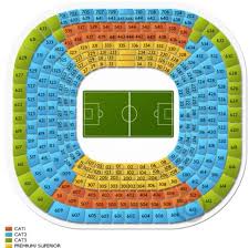 Santiago Bernabeu Stadium Guide Seating Plan Tickets