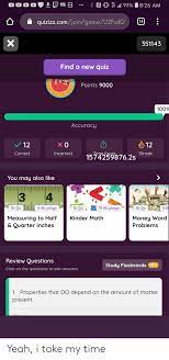 Throw new error(you aren't on a quizizz quiz. No 93 826 Am Quizizzcomjoingameu2 Fsd G 14 351143 Find A New Quiz Points 9000 100 Accuracy 12 12 Timeaues 15742598762s Streak Correct Incorrect You May Also Like 4 3 10 Qs