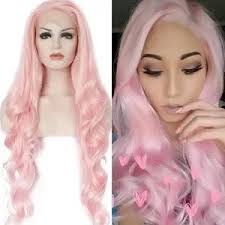 💖MIA COTTON CANDY PINK 🍬 26” Lace Front Wig *NWT