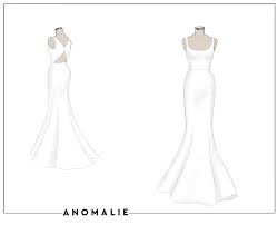 Custom Made Wedding Dress Sketch Fit And Flare Silk Faille Wedding Dress Sketches Dress Sketches Wedding Dress Silhouette