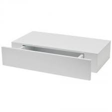 Wandregal Mit Schublade Trend Regal Board Bucherregal Schwebend 48 Cm Weiss Glanz Wandregal Mit Schublade Schubladenregale Regal