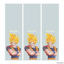 Easy kids crafts for the home and classroom. Dragon Ball Z Bookmark Printable Novocom Top