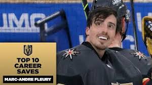 He started 16 of the golden knights' 19 playoff games over robin lehner, who is signed for four more. Marc Andre Fleury S Top 10 Career Saves Youtube