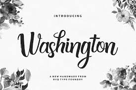 It has also a swash caps sister family, also available in regular and bold. Washington Script From Fontbundles Net Best Script Fonts Script Fonts New Fonts