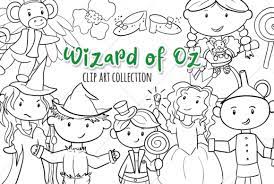 Not the wizard of oz xxx: Wizard Of Oz Black And White Grafik Von Keepinitkawaiidesign Creative Fabrica