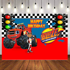 See more ideas about monster truck birthday, monster truck party, truck party. Photography Background Vinyl Blaze Monsters Machine Truck Car Race Traffic Light Custom Backdrop For Children Birthday Party Decor Custom Name Photo Shopee Philippines