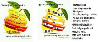 The Fruits Of The Spirit In Chinese Characters And Pinyin Fruit Of The Spirit Kids Crafts Learning Learn Crafts