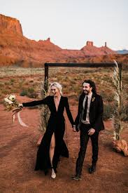What does it means if in a dream i am wearing a black dress walking to my friends church? Paint It Black Our Favorite Black Wedding Dresses Green Wedding Shoes