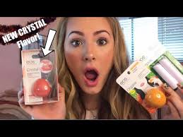 NEW! EOS Crystal lip balm, Review & Unboxing
