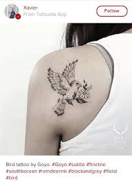 Bird And Flower Tattoo Small Bird And Flower Tattoo Tattoodo Bird Shoulder Tattoos Shoulder Tattoo Bird And Flower Tattoo
