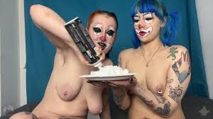 Cute Clowns Cream Pie Each Other - TRAILER (Full video on OnlyFans)