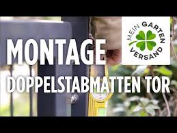 Die gartensendung mein garten mit der gartenexpertin andrea göpel, dem tischler michael penners und dem gärtner tobias domroes wurde von 2004 bis 2009 sonntags bei rtl ausgestrahlt. Meingartenversand De Doppelstabmatten Tor Montageanleitung By Meingartenversand