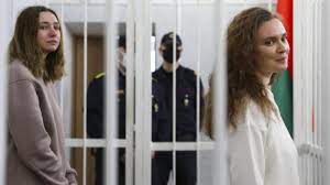 Die verurteilung von daria tschulzowa (links) und katerina bachwalowa löste empörung aus. Women Journalists Were Sentenced To Prison In Belarus Teller Report