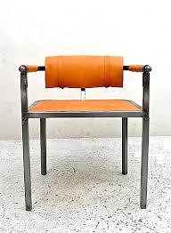 Chair In Steel And Leather Soft Furniture Diy Chair Furniture