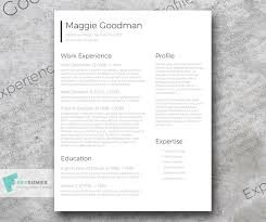 free classic and sleek resume template