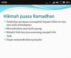 Islam, berakal, sudah baligh, dan mengetahui dari kewajiban ibadah berpuasa. Hikmah Puasa Ramadhan Brainly
