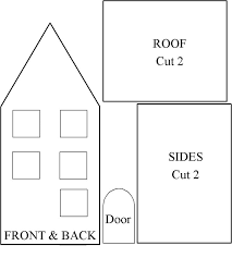Cart Before The Horse Little Houses For You And Me Paper House Template Gingerbread House Template House Template