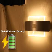 Rechargeable Multi Function Wall Light Motion Sensor Activated Sconce Wall Night Light Battery Powered Usb Hallway Staircase Led Indoor Wall Lamps Aliexpress