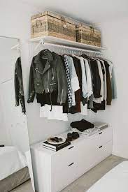 But because it's usually covered up diy and install a storage shelf right above your door and use it for storing anything from towels to rain. Wardrobe Cloakroom Wardrobe Design Home Decoration Furniture Storage Bedroom Clothe Small Apartment Room Apartment Bedroom Decor Small Apartment Bedrooms