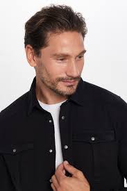 Erkek Denim Jean Gömlek M0210909-8793 Siyah Fiyatları