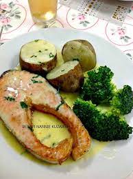 Dibawah ini adalah resep sup ikan salmon lezat. Alhamdulillah Sedapnya Ikan Salmon Dengan Sos Lemon Mentega Ni Bahan Bahan 4 Keping Ikan Salmon 2 Brokoli 4 Biji Ubi Lemon Salmon Grilled Salmon Salmon