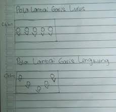 Keren tangan ditarik pola dekoratif elemen hewan laut hippocampus vekt. Gambarkan 2 Jenis Pola Lantai Brainly Co Id