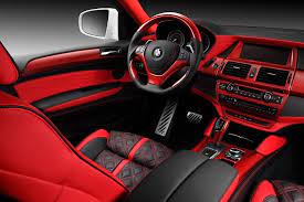Bmw X6 Red Interior By Topcar 2 Bmw X6 Bmw Bmw Suv