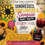 Sundresses, Sunflowers, & Sangria paint nite