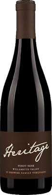 Nos coups de coeur sur les routes de france. Browne Family Vineyards Heritage Pinot Noir 2017 Mid Valley Wine Liquor