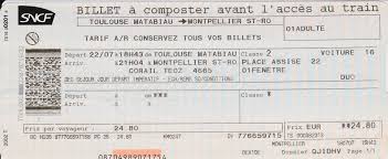 Comme le billet de paléo, comme un billet de train, un billet de banque. Billet De Train Sncf Billet De Train Billet Train Sncf Etudes En France